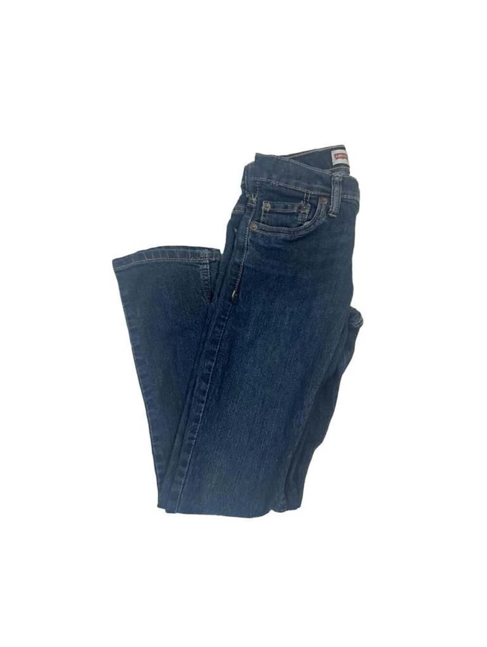 Levi’s Women’s Dark Wash Blue Jeans Classic Straight Leg Denim